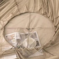 Filet de lit à baldaquin de bloc de protection EMF d'or de fibre d'argent de luxe pour l'utilisation de chambre à coucher toutes saisons
