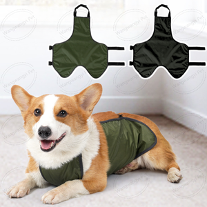 Protector ajustable para perros, protector impermeable para el vientre para Corgis Dachshunds - Product Image 1
