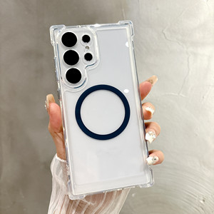 <span class=keywords><strong>Funda</strong></span> Magnética Transparente <span class=keywords><strong>Original</strong></span> de TPU <span class=keywords><strong>para</strong></span> <span class=keywords><strong>Samsung</strong></span> S25 S24 S23 S22 Plus <span class=keywords><strong>S21</strong></span> <span class=keywords><strong>Ultra</strong></span>, Antigolpes, con Carga Inalámbrica, Protectora - Product Image 6