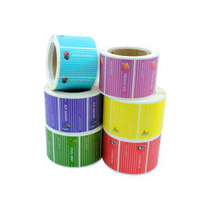 Etichette Adesive <span class=keywords><strong>PVA</strong></span> Impermeabili con Stampa Logo Olografico Personalizzata, Supporto Basso MOQ - Product Image 3