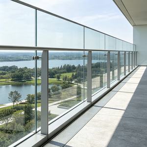 High Quality Tempered Toughened Laminated Safety Glass Balustrade Railing for Indoor Stair & Outdoor Balcony Construction - Product Image 2