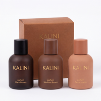 Flacon de parfum décoratif en verre de 100 ml avec boîte, design personnalisé
