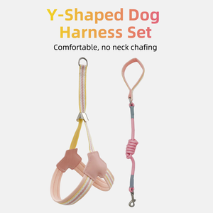 Y Şekilli Köpek Tasması, Fabrikadan Doğrudan, Neopren Malzeme, Hafif ve Nefes Alabilen Ultra Hafif Köpek Tasması, Kürk Dostu - Product Image 4