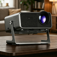 Projecteur Android S10 4K, projecteur 4K pour le bureau et la maison avec zoom automatique, projecteur Android 4K 8000 lumens, projecteur pour enfants