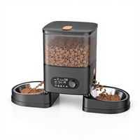 Distributeur intelligent d'aliments pour animaux de compagnie 4L en acier inoxydable avec IA, perception audiovisuelle, interaction via application et connectivité Wi-Fi pour chiens et chats – Direct Usine