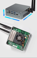 Barato Oem 13th Gen Fanless Handheld Mini Pc con alta especificación I7 Desktop Pc Mini Computer Industrial Gaming Mini Case Pc