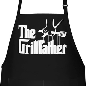 2025 biểu tượng tùy chỉnh bán buôn màu đen nhà hàng Vườn làm việc thịt nướng đầu bếp nhà bếp treo cổ Tạp dề với túi - Product Image 5