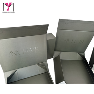 กล่องวิกผมแฟนซีคุณภาพสูง ป้องกันรังสียูวี กระดาษกันไขมัน บรรจุภัณฑ์กระดาษแข็ง พิมพ์โลโก้ได้ตามต้องการ น้ำหอม ของใช้ในบ้าน อาหาร จัดส่ง แม่เหล็ก - Product Image 5