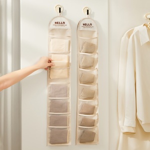 Household <b>Wall</b> Shelf Wardrobe <b>Storage</b> Bags <b>Hanging</b> Closet Organizer Save Space for Socks <b>Hanging</b> <b>Storage</b> Organizer - Product Image 1