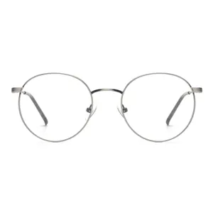 Vintage Classic Round Eyeglasses Frames Metal Glasses Frames Men Women Wholesale Optical Eyewear Frame