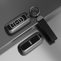 Ensemble de clés en alliage de zinc résistant aux rayures compatible avec Baojun OLIVER 530/560/360/310/730/E100/E200/W630, étui pour clé de voiture