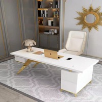 JXT – bureau moderne à peinture blanche simple, design de chambre d'ordinateur, bureau de chambre à coucher