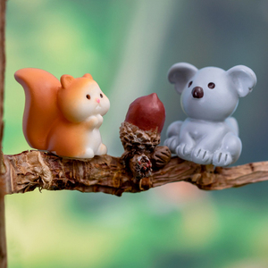 Popular Animal Resin Figurine Miniature Charm Ornaments Cute Mini <b>Frog</b> Duck Elephant Landscape Decorations DIY Accessories - Product Image 6