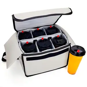 Insulated Portable Waterproof Drink Carrier for Drink Holder and Food Carrier Keep Your Drink Cold and Food Hot