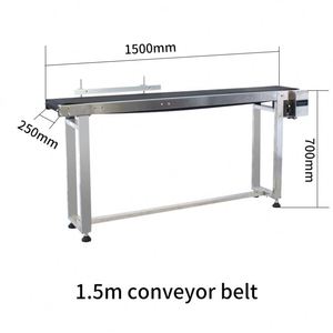 Üretim hattı için toptan ucuz 1.5 metre uzunluk konveyör bant masa - Product Image 1