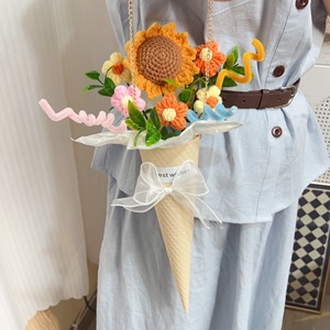 Ramo <span class=keywords><strong>de</strong></span> Flores <span class=keywords><strong>de</strong></span> Limpiapipas Hecho a Mano, Flores <span class=keywords><strong>de</strong></span> <span class=keywords><strong>Girasol</strong></span> <span class=keywords><strong>de</strong></span> Limpiapipas, Flores Tejidas a Mano, Regalo para Mujeres, Día <span class=keywords><strong>de</strong></span> la Madre - Product Image 5