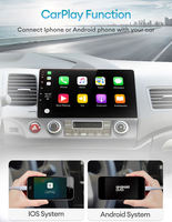 Lecteur MP5 universel pour voiture Android 11 9 pouces 10 pouces avec GPS et aide au recul 4G/5G/WiFi Stéréo audio pour voiture
