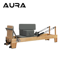 Reformer de Pilates en bois de chêne réglable, durable et de qualité supérieure pour studio de Pilates et entraînement complet du corps