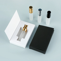 SUMEEAR Flacons vaporisateurs de parfum en verre givré de haute qualité 3/5/10 ml, réutilisables, rechargeables, flacons d'échantillon, emballage exquis