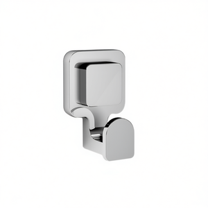 Crochet mural pour robe Kara Series, chromé, 6x9,4x5,3 cm, crochet mural pour salle de bain - Product Image 3