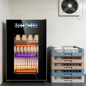 Sterilizzatore UV per Stoviglie con Funzionamento a Pulsante Singolo, Lampada UV a Lunga Durata, Armadietto Elettrico per Disinfezione, Piccolo Armadietto Disinfettante - Product Image 3