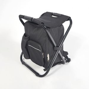 Portable <b>Folding</b> Camping Fishing Chair <b>Stool</b> with Cooler Ice Bag for Outdoor Hiking - Product Image 3