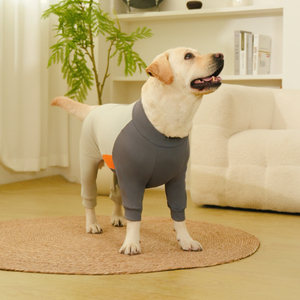 Grande cão pequeno Onesie mangas compridas anti-lambendo derramamento verão respirável impressão traje <span class=keywords><strong>extra</strong></span>-grande elasticidade para animais de estimação 10-120 - Product Image 4