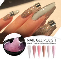 Fabricant d'extension de gel poly pour ongles de marque privée OEM Gel pour ongles de gel acrylique poly à tremper longue durée
