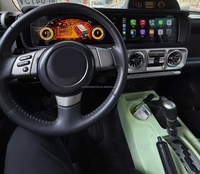 Autoradio Android à double écran de 12,3 pouces, tableau de bord numérique automatique pour Toyota Land Cruiser FJ 2007-2022