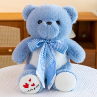 Exquis mignon ours Anime Super doux PP coton rempli en peluche jouet vie quotidienne décoration de la maison lavé soulagement du Stress Animal