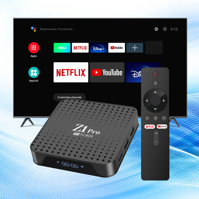Allwinner H618 Android 11 Factory 4K OTT TV Stick Z1 PRO 8+128GB 5G Dual WiFi BT Voice Control Remote Android TV Box