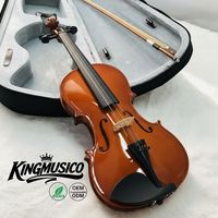Violon électrique avec table en épicéa et dos/côtés en érable, touche en ébène pour performance professionnelle