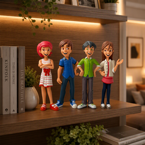Figurine de garçon en PVC, personnage de dessin animé, modèle de personnage aux mains sur les hanches, ornement de bureau, statue de collection pour la décoration de la maison et du bureau - Product Image 6