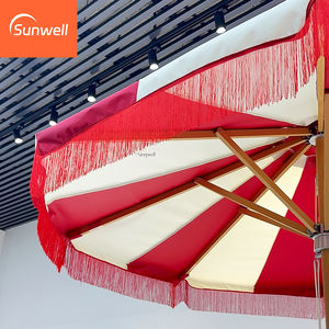 Sombrilla <span class=keywords><strong>de</strong></span> Jardín, Patio, Balcón, Restaurante, Playa, Mar, Hotel, <span class=keywords><strong>de</strong></span> Gran Tamaño, 2.5M, con Marco <span class=keywords><strong>de</strong></span> Aluminio, Diseño Moderno - Product Image 6