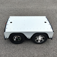Lidar – robot de livraison à l'extérieur à conduite automatique, véhicule de livraison autonome à roues avec une charge utile importante