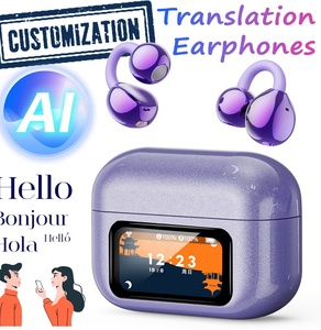 Auriculares de Traducción en Tiempo Real con IA XG42, Pantalla Táctil LCD, Auriculares con Clip para Deportes, Adecuados para Viajes, Negocios <span class=keywords><strong>y</strong></span> Estudios - Product Image 1