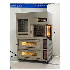 Thương mại hoàn chỉnh điện tự động bánh mì nướng đối lưu lò thiết bị nướng bánh toàn bộ máy nướng bánh - Product Image 2