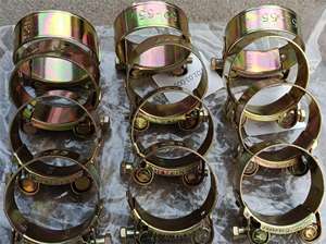 XINGYE, оптовая продажа, 2 4-дюймовый Т-образный зажим для труб из нержавеющей стали, LHD, Qingdao Fambition, регулируемые шланговые зажимы, новые обработанные литьем - Product Image 3