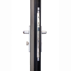 Porte a Battente in Alluminio dal Design Minimalista per Interni Impermeabili e Anti-Uragano Portone d'Ingresso Portafinestra in Vetro - Product Image 2
