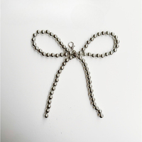 En stock, nœuds en fausses perles, perles décoratives en alliage multicolores faites à la main, accessoires pour chaussures de mariage, sacs, téléphones, pour femmes