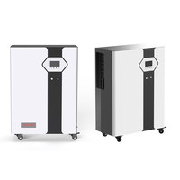 Batterie solaire mobile tout-en-un LiFePO4 CAN 51,2 V 400 Ah 11000 W 20 kWh sur pied avec Bluetooth pour stockage d'énergie domestique