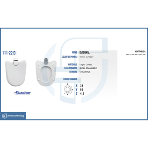 Asientos de Inodoro Diagonales Estándar, Producto Copriwater - Product Image 2