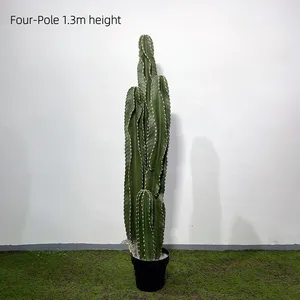 Colonne spirale de <span class=keywords><strong>cactus</strong></span> <span class=keywords><strong>artificiel</strong></span> grand format en PU souple, multi-pièces, respectueux de l'environnement, fourni par le fabricant - Product Image 3