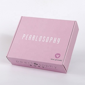 Yongjin China Custom Recyclable Corrugated Board Gift Jewelry Flip Luxury Clothing Wig Packaging Box
