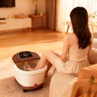 Masseur de pieds à infrarouge par atomisation ultrasonique Senxiao SENX-6 avec massage profond pour les pieds, les jambes, les mollets et les chevilles