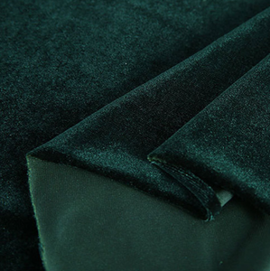 قماش قطيفة ناعم 93% البوليستر 7% دنة عادي قماش قطيفة ناعم نسيج للملابس - Product Image 6