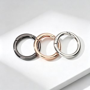 Anillo Metálico de Venta Caliente con Cierre Circular para Abalorios de Bolsos, Llaveros y Accesorios de Herrajes para Correas de Mascotas - Product Image 6
