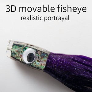 Señuelo de resina para pesca de calamar y pulpo, cebo artificial para pesca en agua salada, trolling en barco, señuelo para pesca en el mar al aire libre - Product Image 4