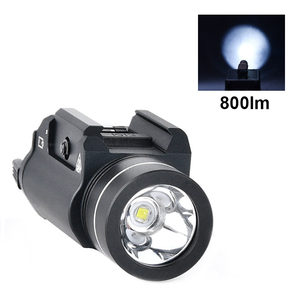 Waterproof 800lm Lumens hunting Tactical Outdoor LED Helmet Flashlight Aluminum <b>Laser</b> Strong burst flash <b>Torch</b> light 20mm base - Product Image 3