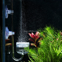 Diffuseur d'atomiseur CO2 écologique en plastique transparent pour aquarium